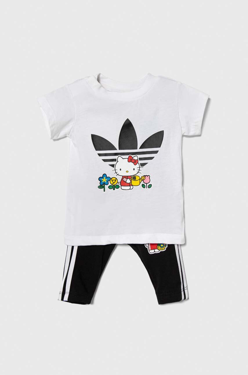 adidas Originals Detská súprava x Hello Kitty biela farba - Pepit.sk