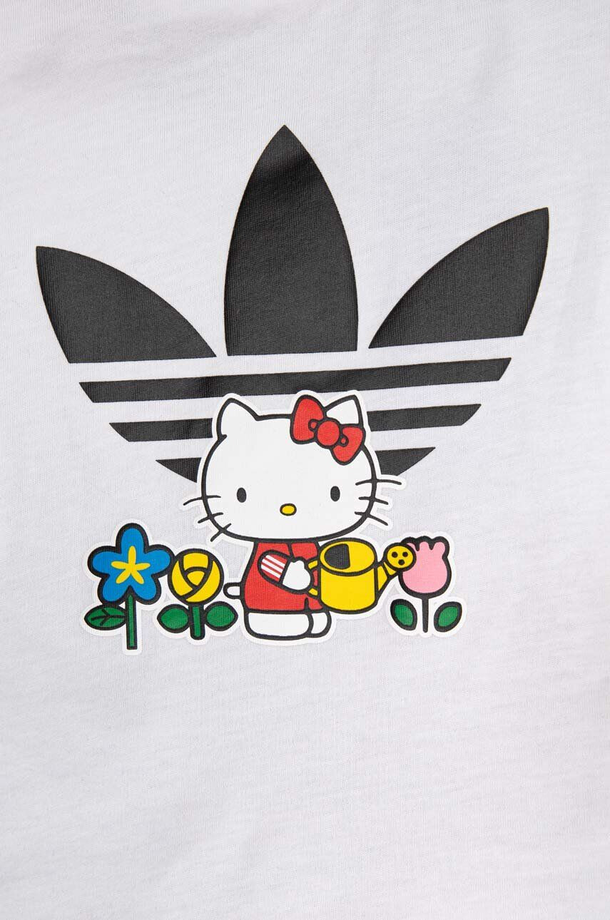 adidas Originals Detská súprava x Hello Kitty biela farba - Pepit.sk