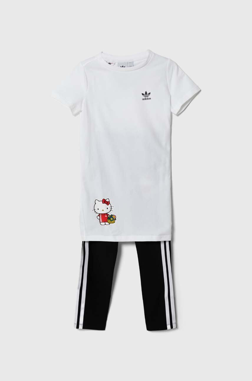 adidas Originals Detská súprava x Sanrio Hello Kitty biela farba - Pepit.sk