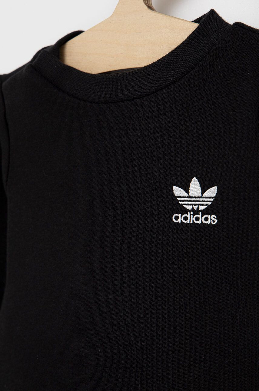 adidas Originals Detská tepláková súprava HE6909 čierna farba - Pepit.sk