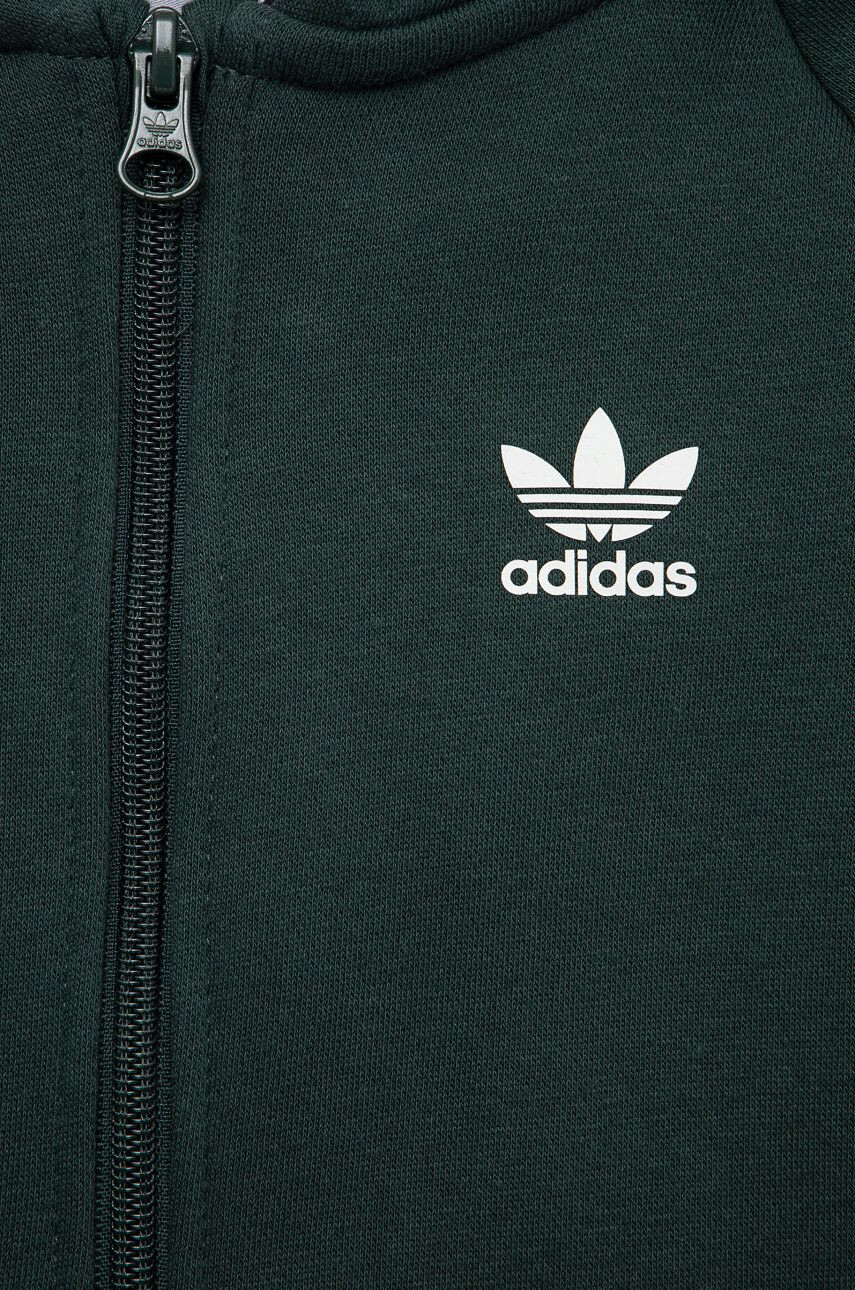 adidas Originals Detská tepláková súprava zelená farba - Pepit.sk