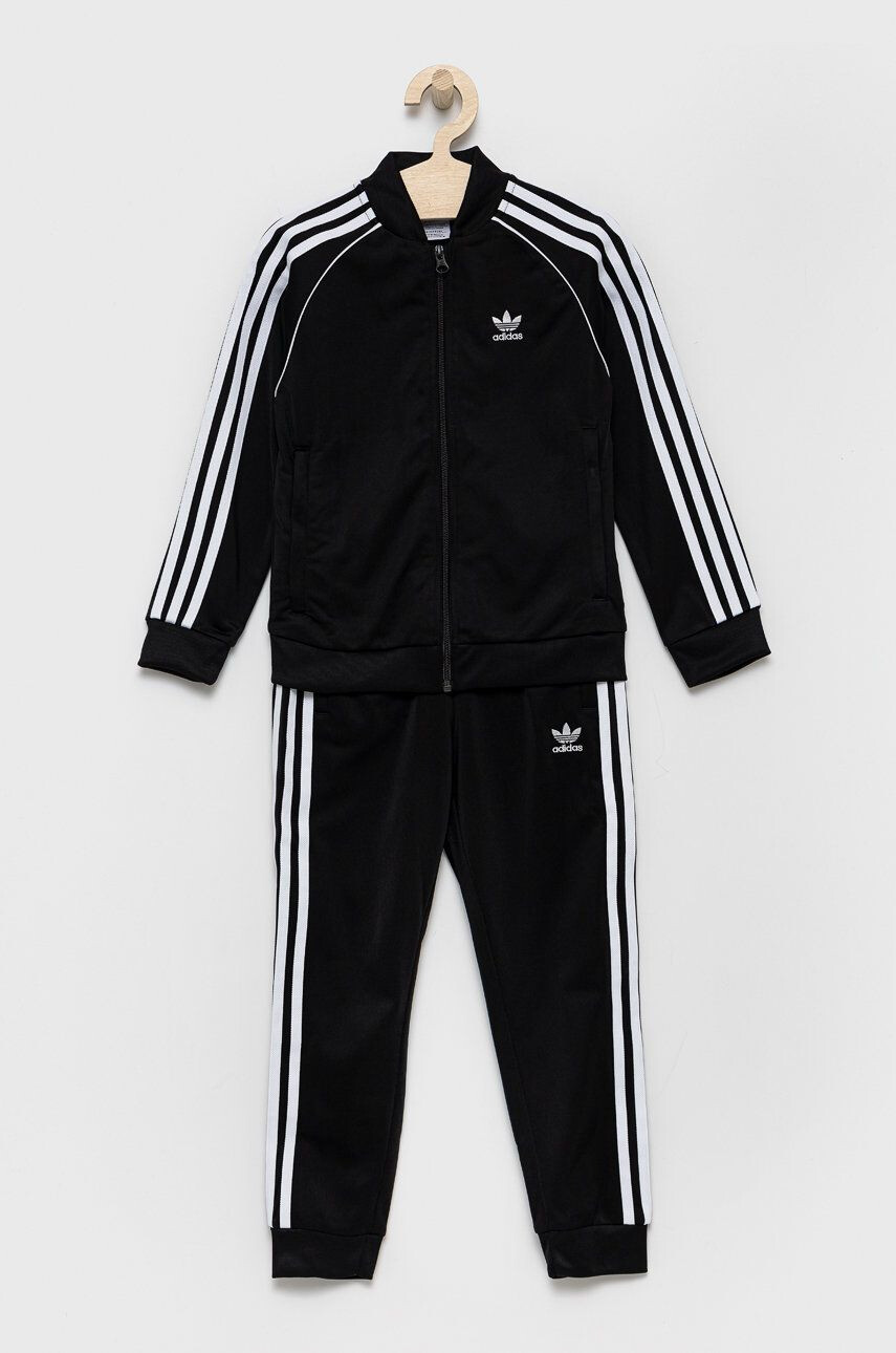 adidas Originals Detská tepláková súprava H25260 čierna farba - Pepit.sk