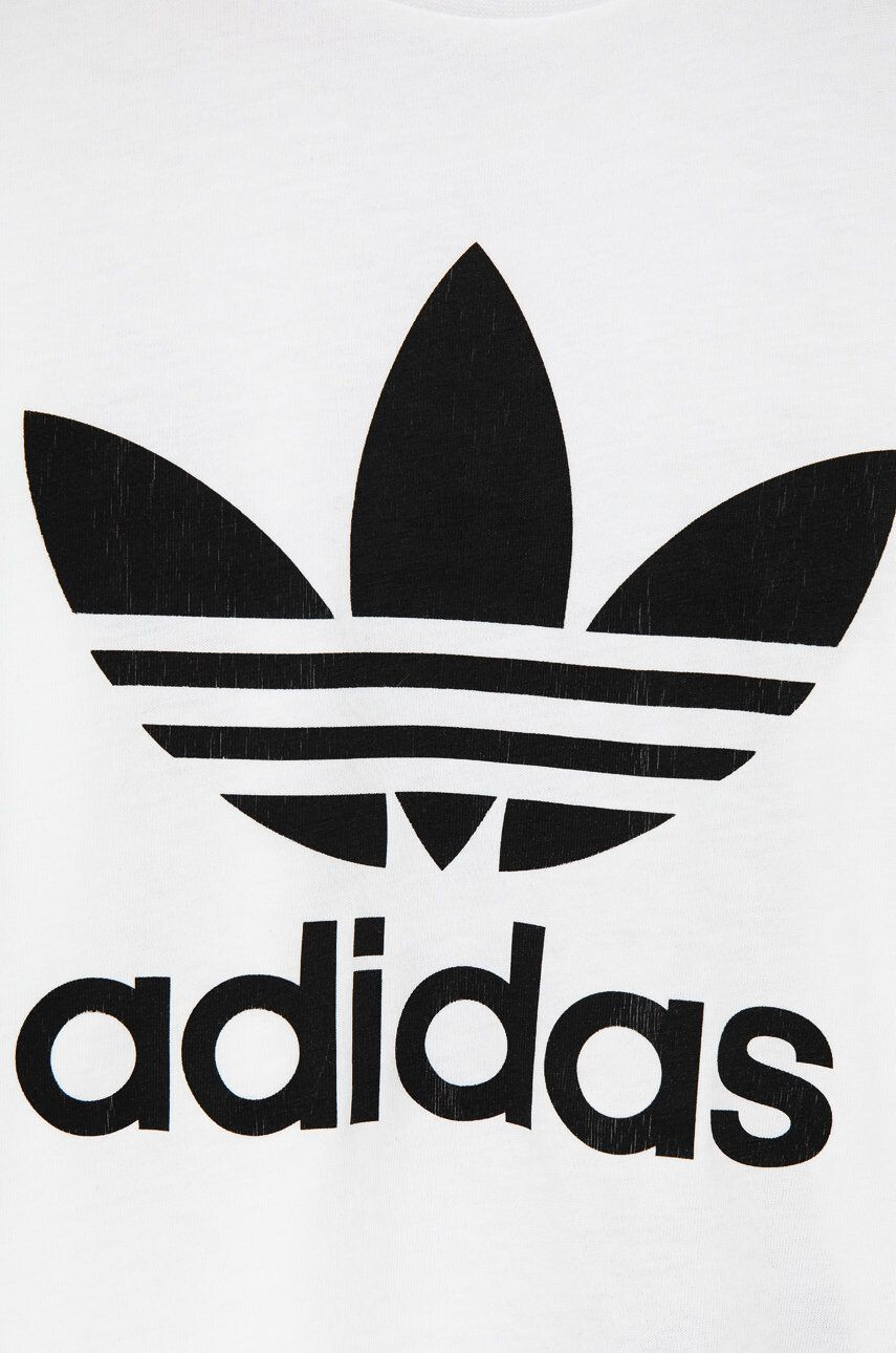 adidas Originals Detské bavlnené tričko H25246 biela farba s potlačou - Pepit.sk