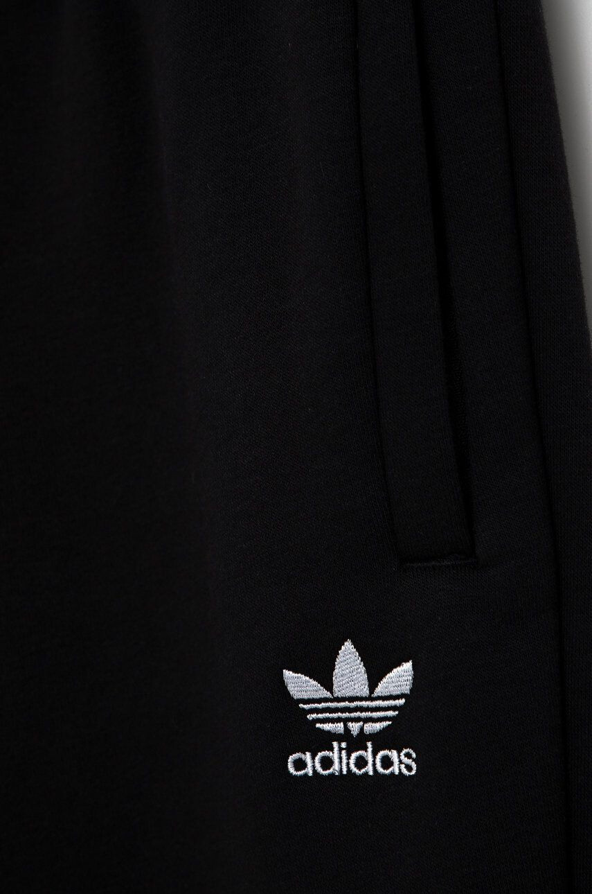 adidas Originals Detské nohavice H32406 čierna farba jednofarebné - Pepit.sk