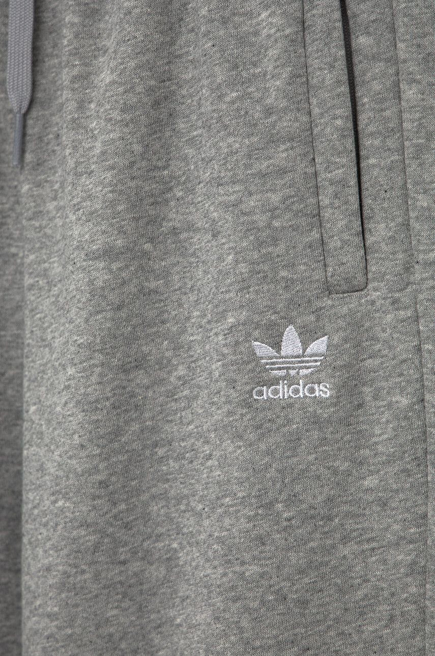 adidas Originals Detské nohavice H32407 šedá farba jednofarebné - Pepit.sk