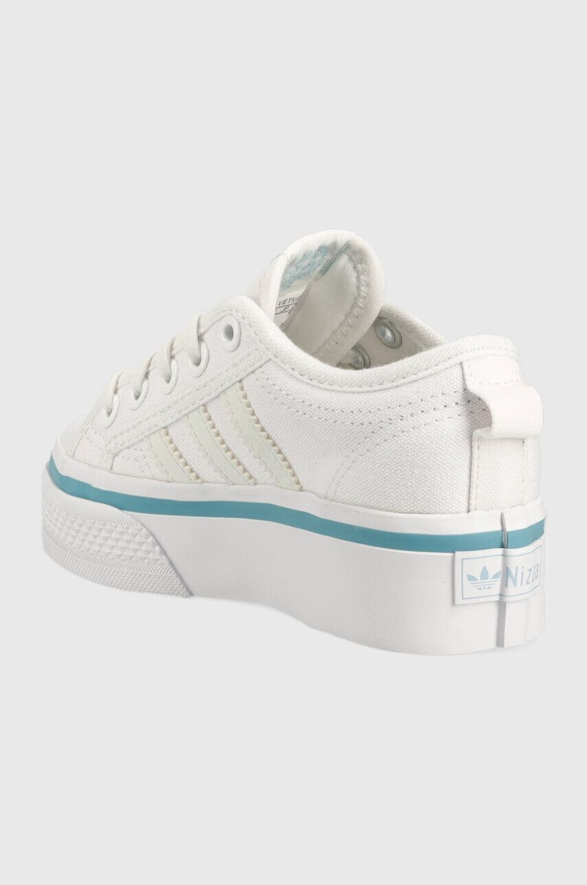 adidas Originals Detské tenisky NIZZA PLATFORM C biela farba - Pepit.sk