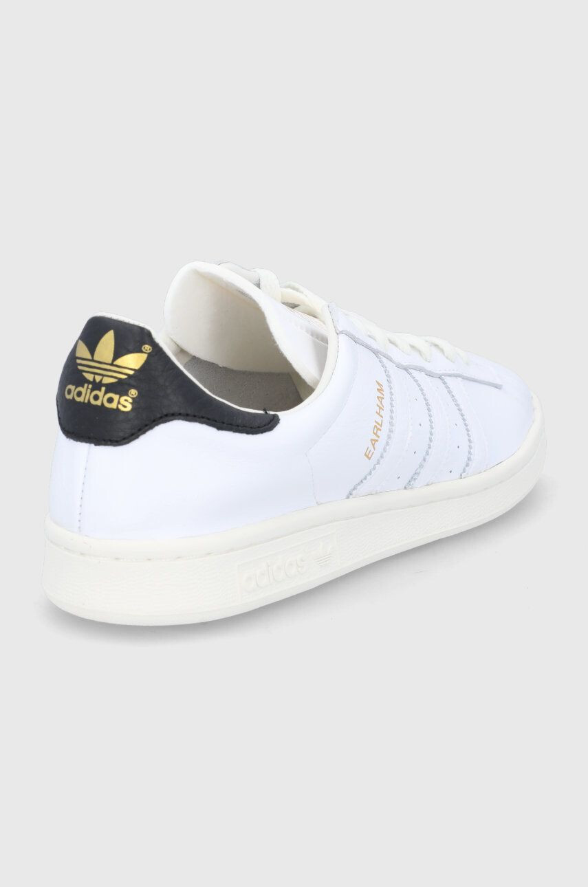 adidas Originals Kožená obuv Earlham GW5758 biela farba - Pepit.sk