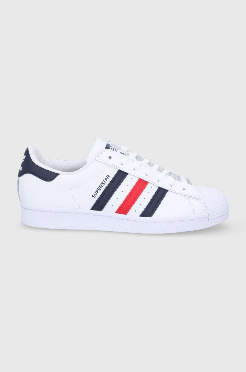 adidas Originals Kožená obuv Superstar GZ3742 biela farba - Pepit.sk