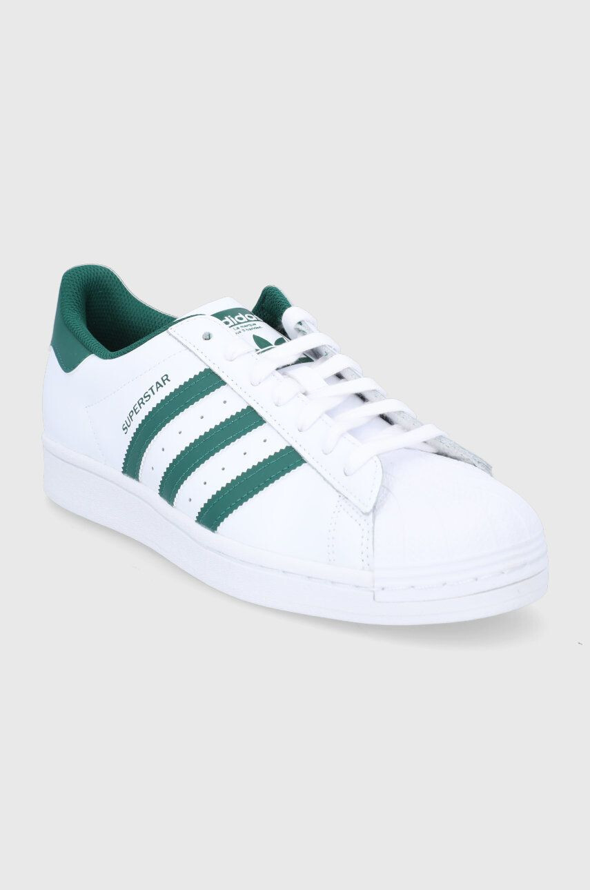 adidas Originals Kožená obuv Superstar GZ3742 biela farba - Pepit.sk