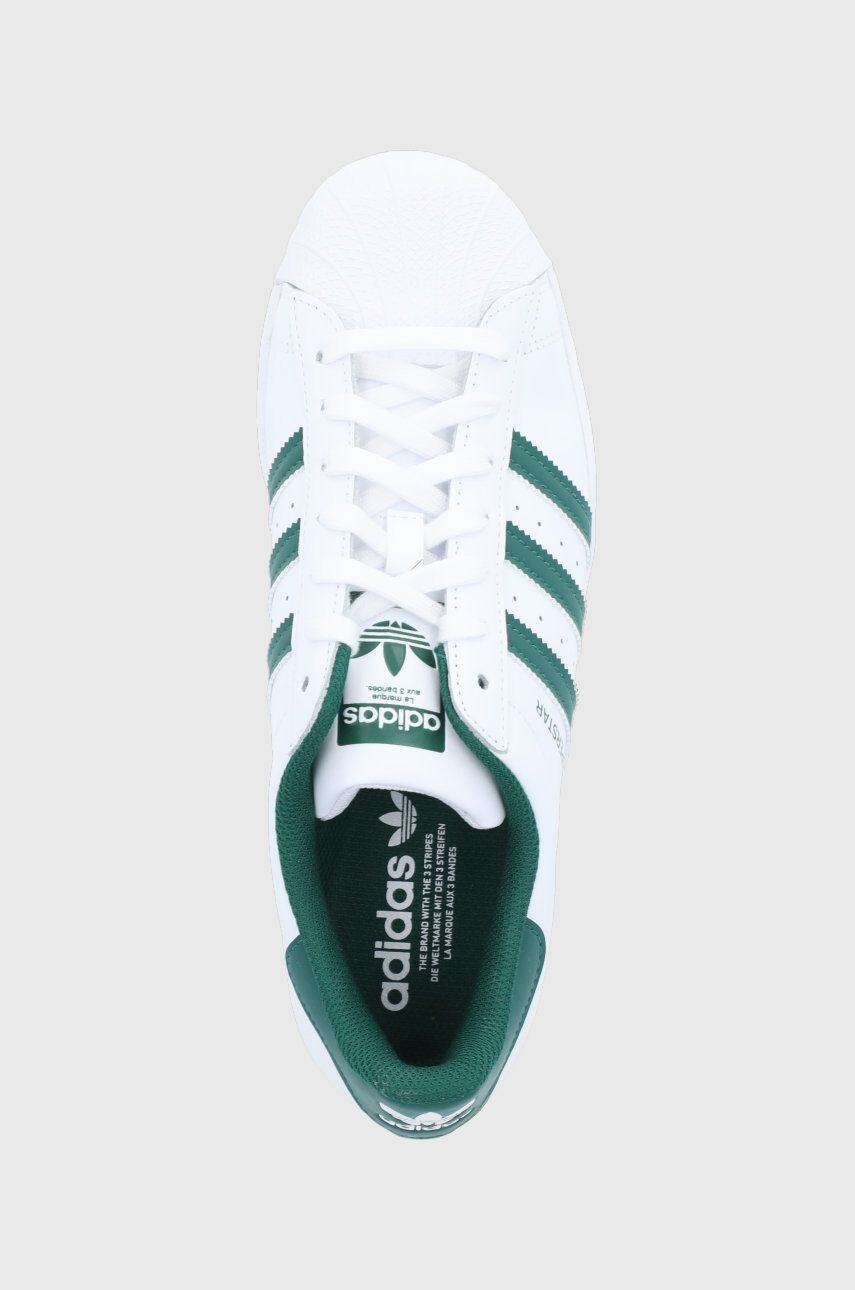 adidas Originals Kožená obuv Superstar GZ3742 biela farba - Pepit.sk