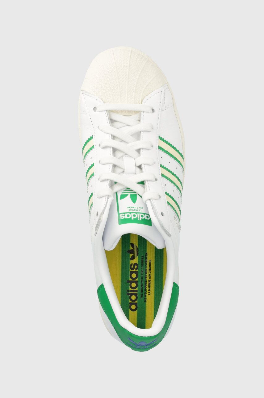 adidas Originals Kožené tenisky Superstar biela farba - Pepit.sk