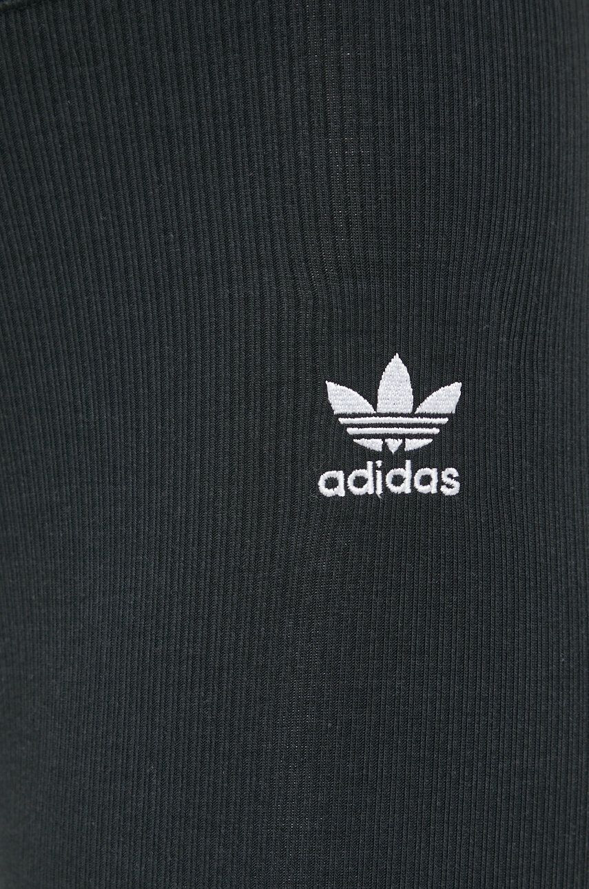 adidas Originals Legíny IA6446-BLACK dámske čierna farba jednofarebné - Pepit.sk