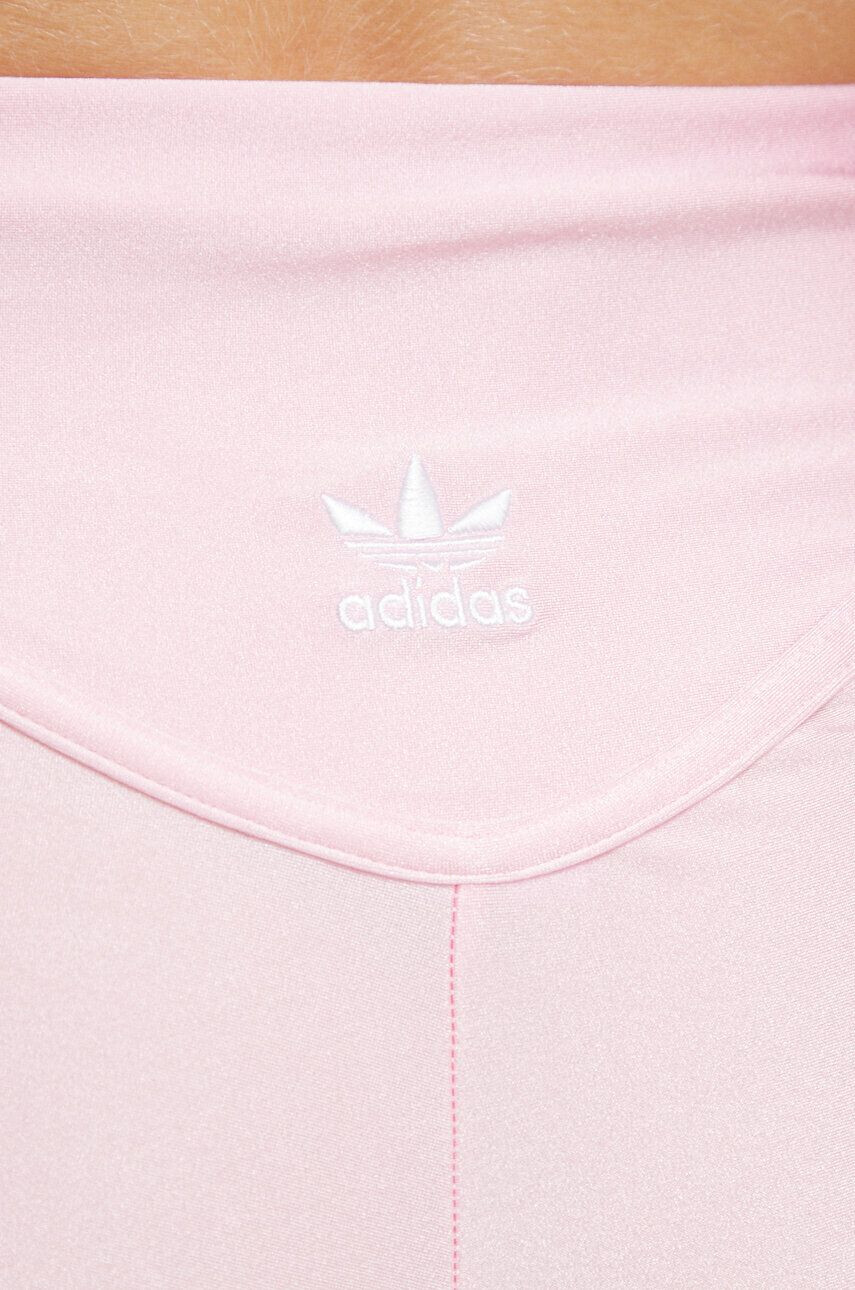 adidas Originals Legíny dámske ružová farba s nášivkou - Pepit.sk