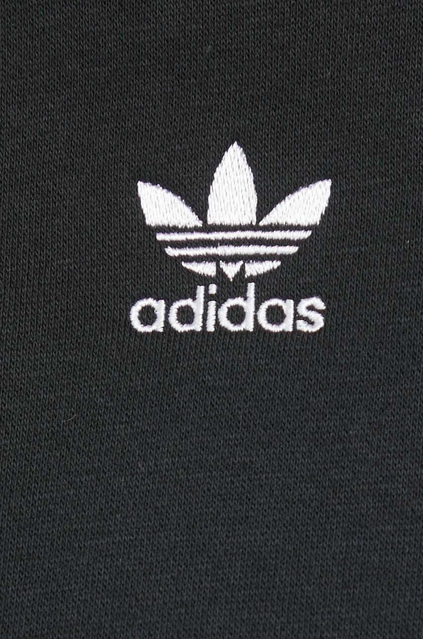 adidas Originals Mikina dámska čierna farba jednofarebná - Pepit.sk