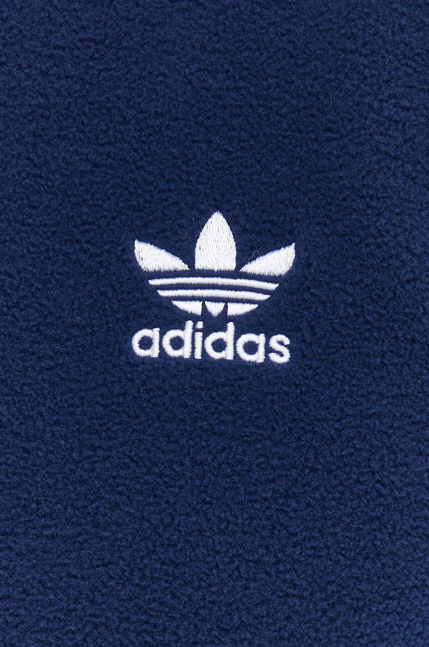 adidas Originals Mikina pánska tmavomodrá farba s nášivkou - Pepit.sk