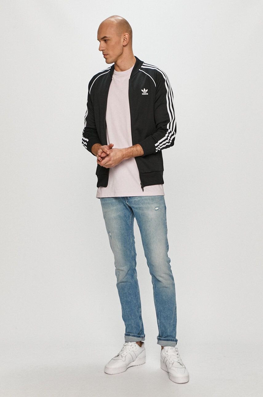 adidas Originals Mikina HJ7868-MAGBEI dámska béžová farba jednofarebná - Pepit.sk