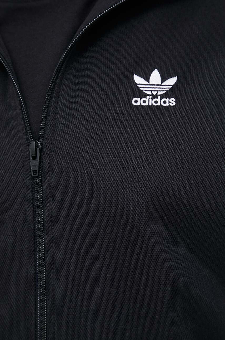 adidas Originals Mikina HS2064-black pánska čierna farba vzorovaná - Pepit.sk