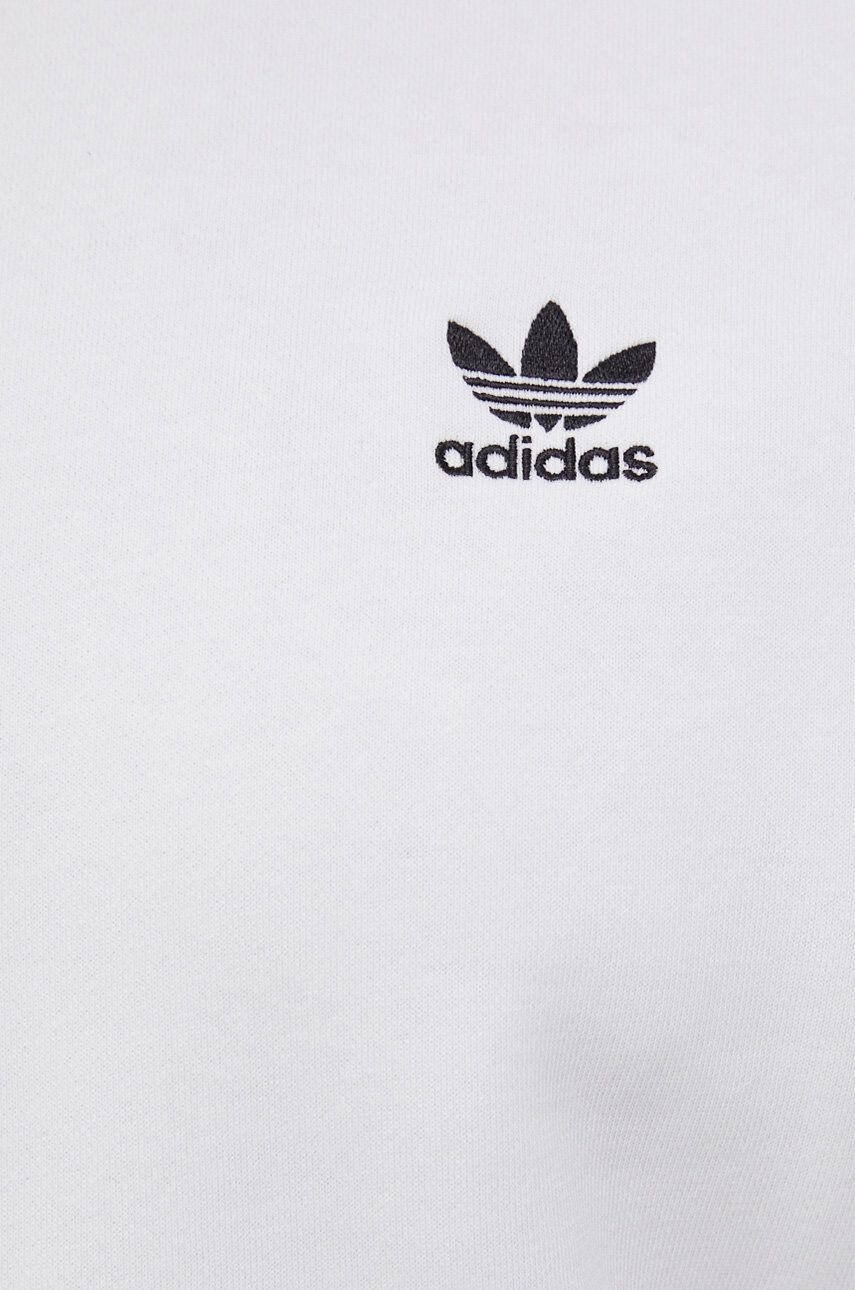 adidas Originals Mikina HE9483 pánska biela farba jednofarebná - Pepit.sk