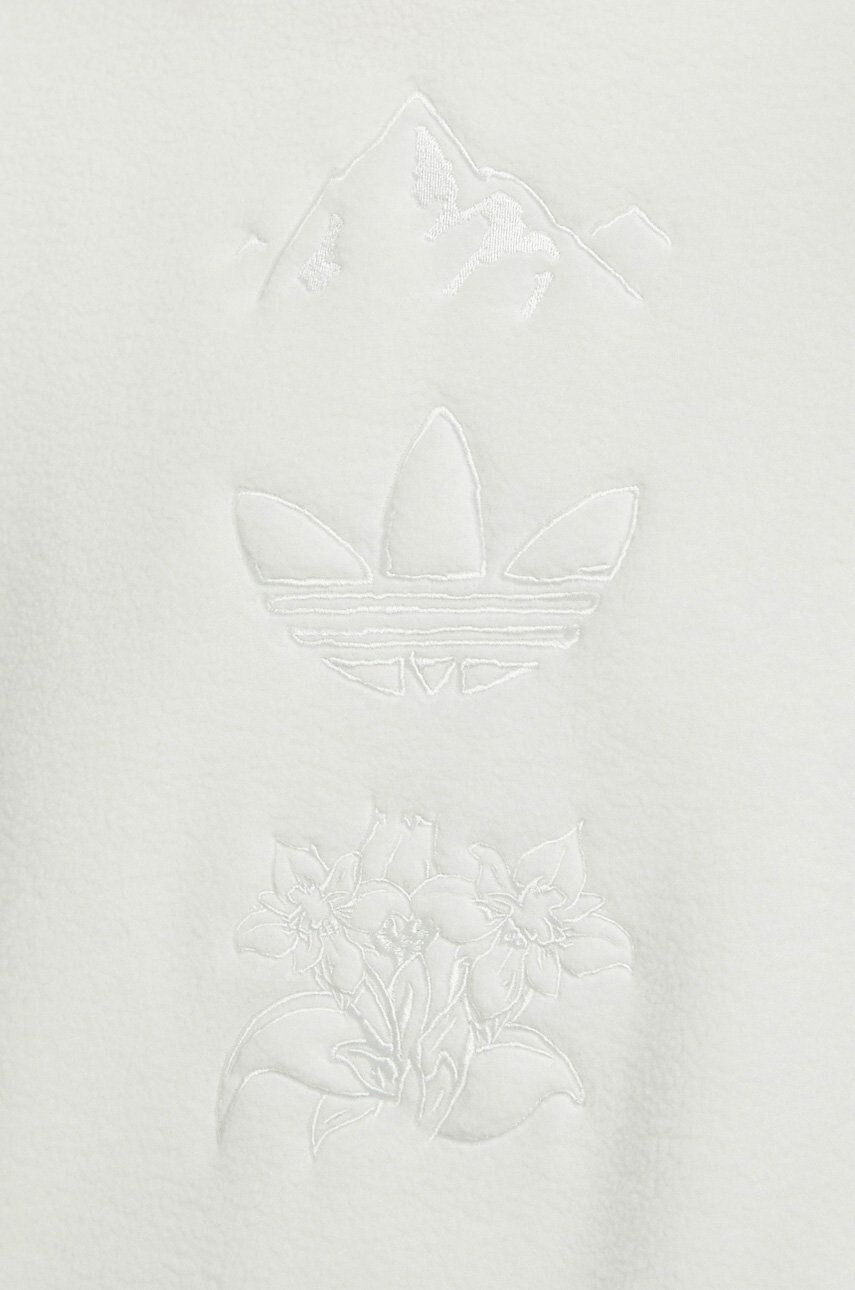 adidas Originals Mikina dámska biela farba s nášivkou - Pepit.sk