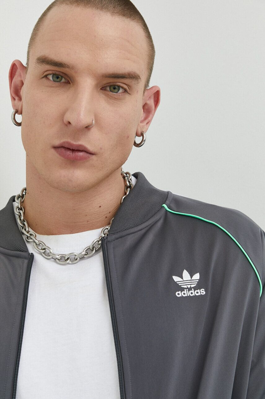 adidas Originals Mikina dámska čierna farba s kapucňou s nášivkou - Pepit.sk