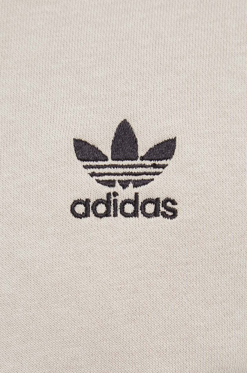 adidas Originals Mikina pánska béžová farba s nášivkou - Pepit.sk