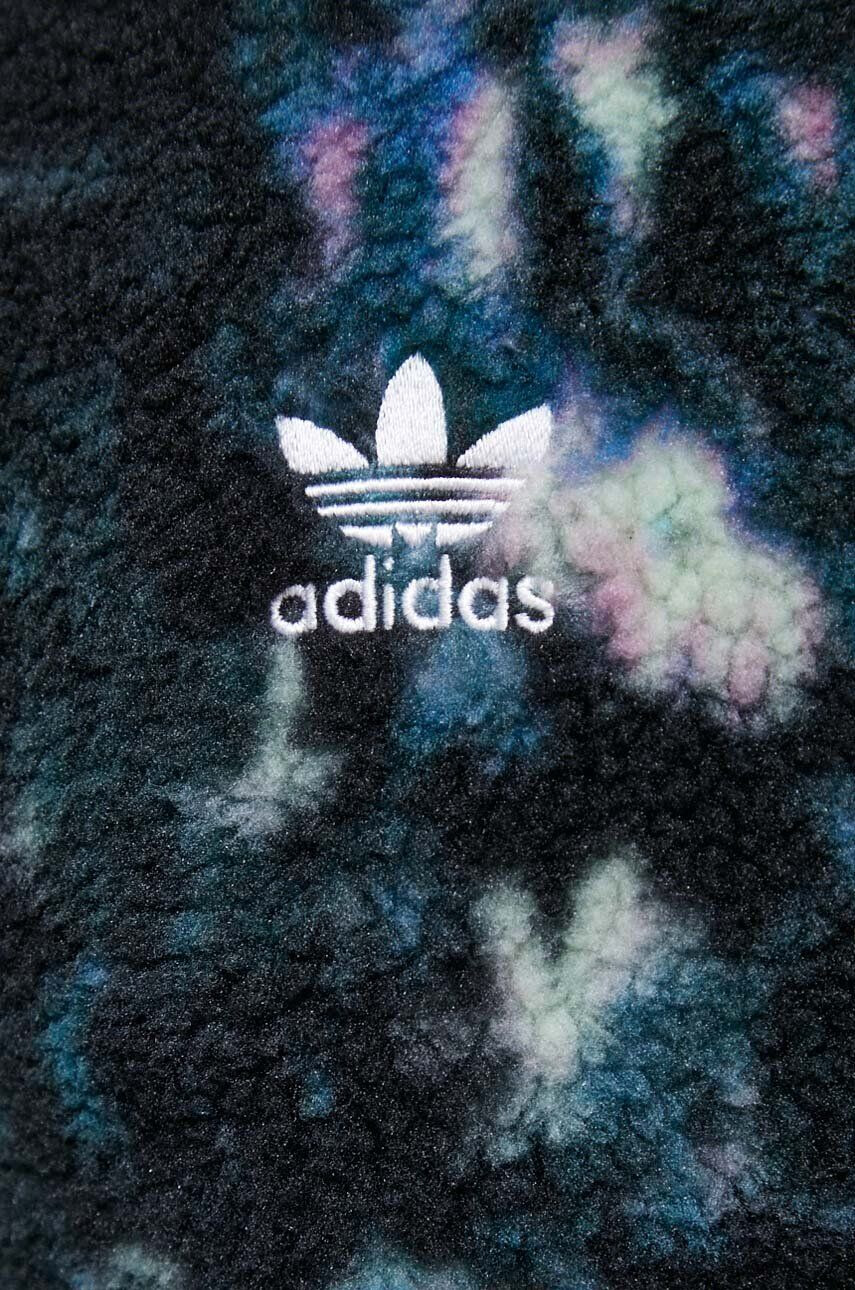 adidas Originals Mikina dámska čierna farba vzorovaná - Pepit.sk