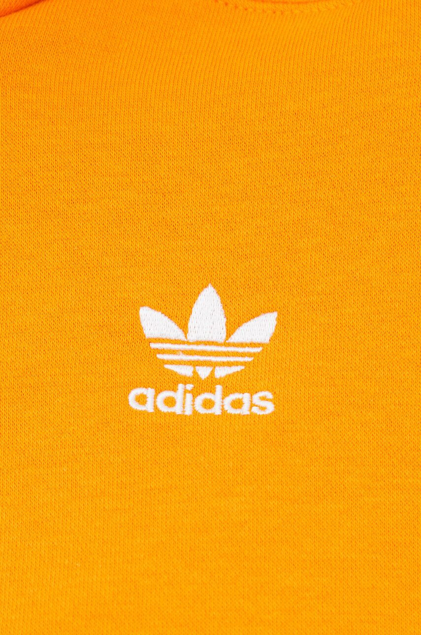 adidas Originals Mikina Adicolor HC2015-BORANG dámska oranžová farba s nášivkou - Pepit.sk