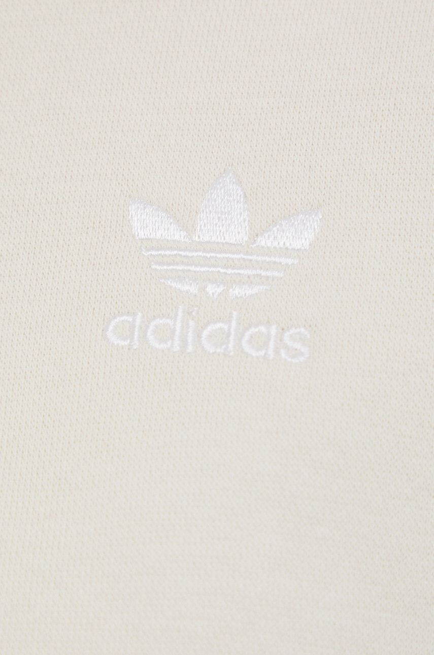 adidas Originals Mikina Adicolor HC2018 dámska béžová farba s nášivkou - Pepit.sk