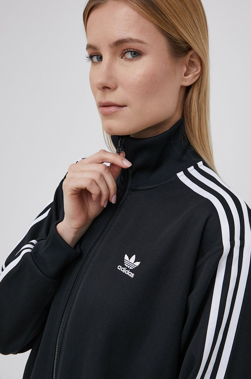 adidas Originals Mikina Adicolor pánska tmavomodrá farba s nášivkou - Pepit.sk