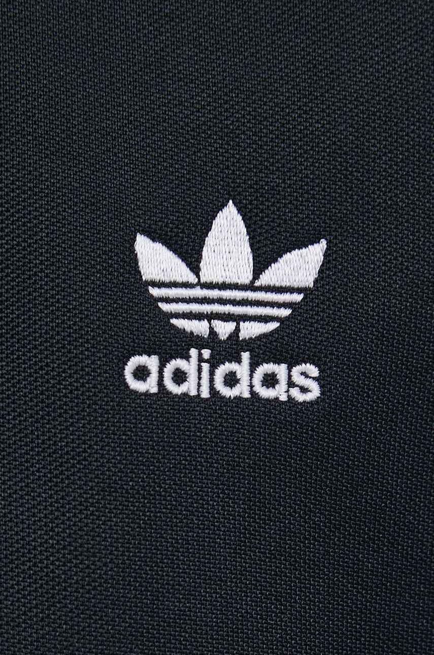 adidas Originals Mikina Adicolor pánska tmavomodrá farba s nášivkou - Pepit.sk