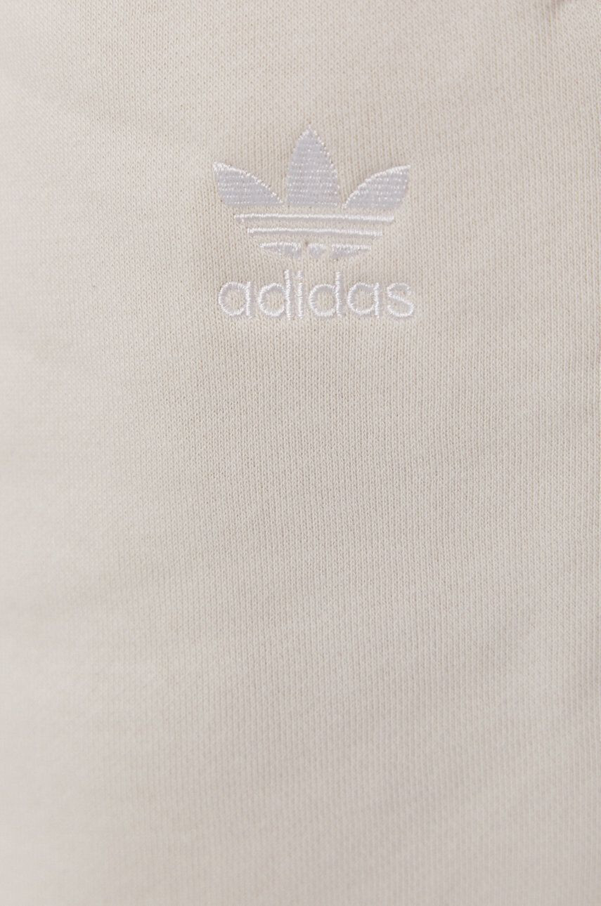 adidas Originals Nohavice H14175-WONWHI dámske béžová farba jednofarebné - Pepit.sk