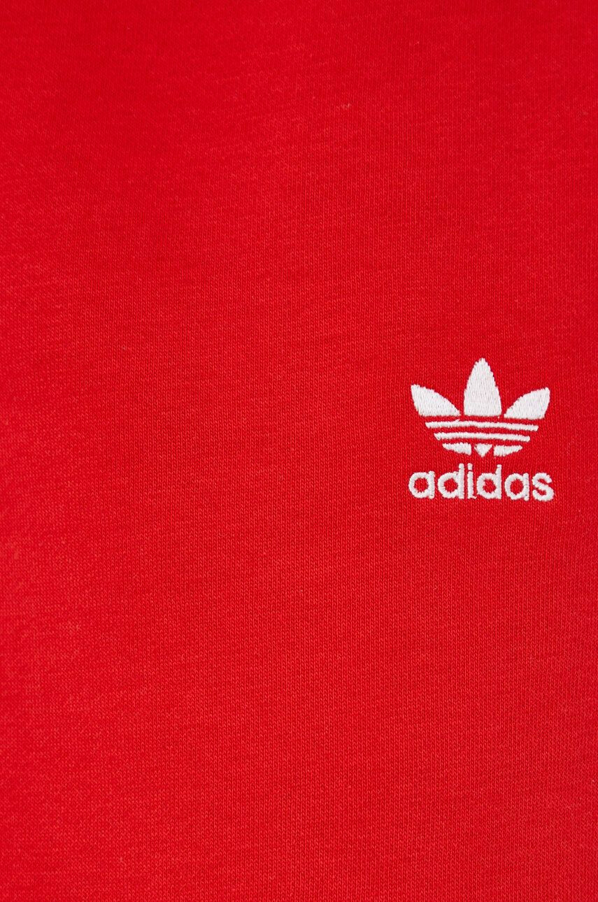 adidas Originals Nohavice HF7513 dámske červená farba jednofarebné - Pepit.sk