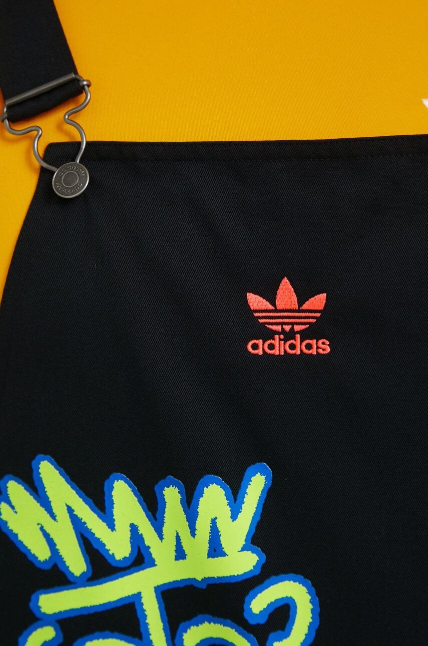 adidas Originals Nohavice na traky Pride HC3090 čierna farba široké stredne vysoký pás - Pepit.sk