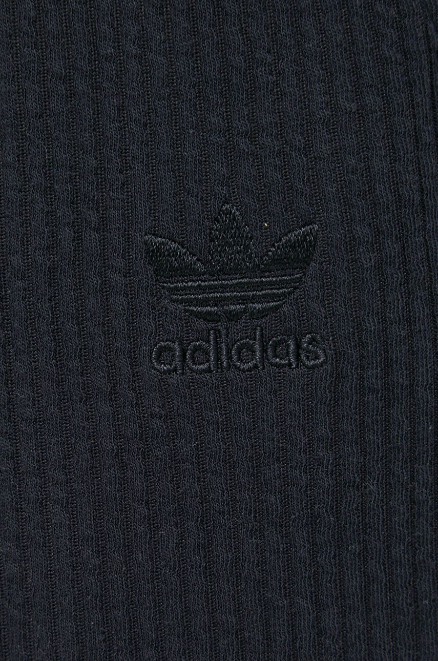 adidas Originals Nohavice Trefoil Moments HE9505 dámske čierna farba jednofarebné - Pepit.sk