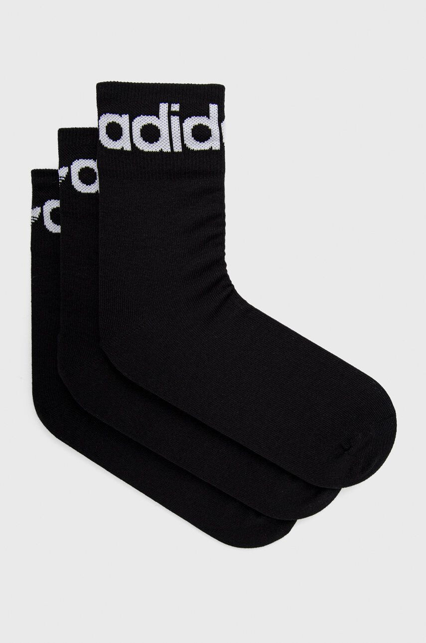 adidas Originals Ponožky (3-pack) H32386 H32386-BLK/WHT čierna farba - Pepit.sk