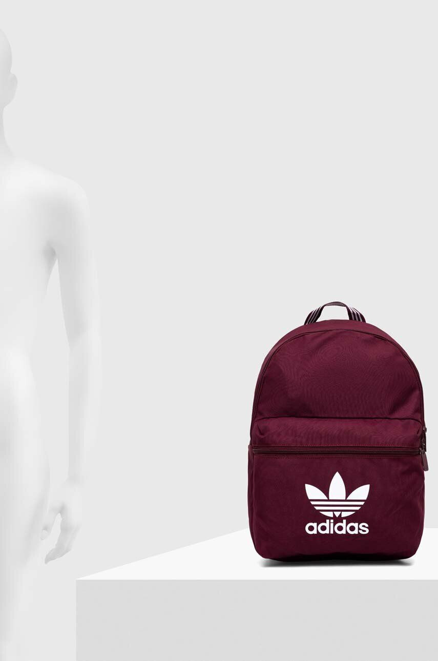 adidas Originals Ruksak bordová farba veľký s potlačou - Pepit.sk