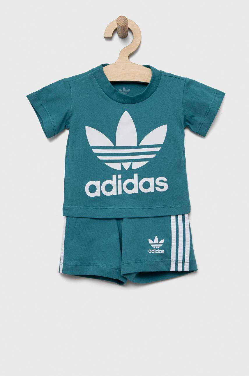 adidas Originals Sada pre bábätká tyrkysová farba - Pepit.sk