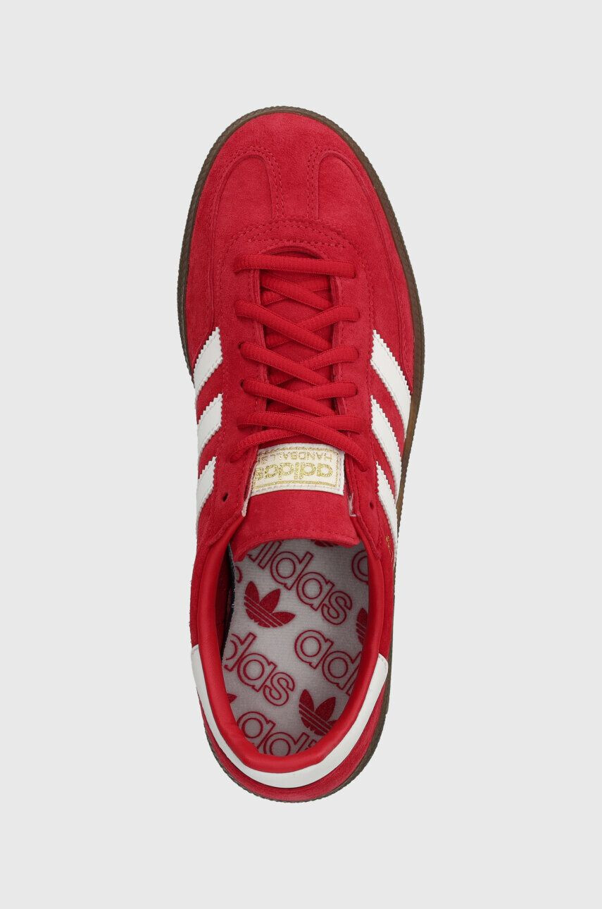 adidas Originals Semišové tenisky červená farba - Pepit.sk