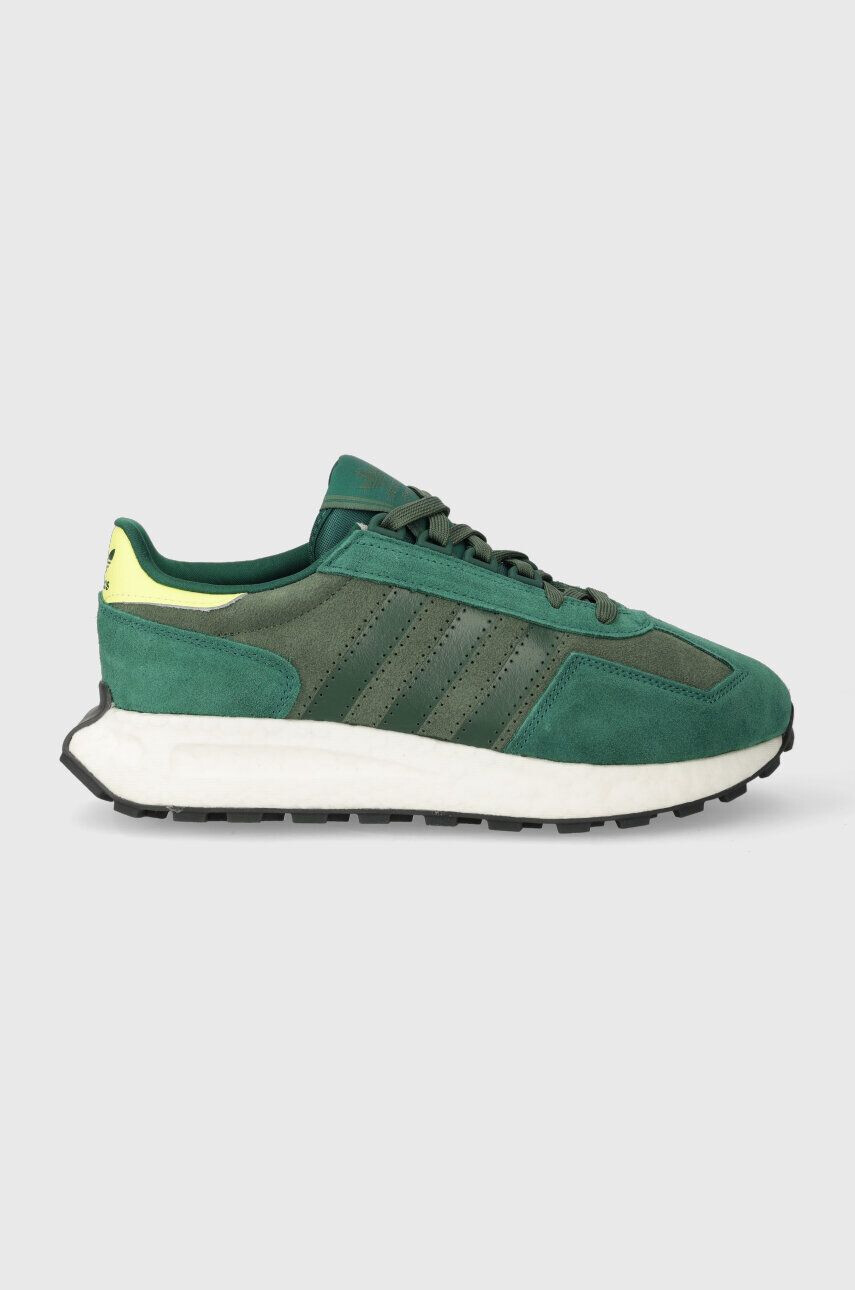 adidas Originals Semišové tenisky RETROPY zelená farba - Pepit.sk