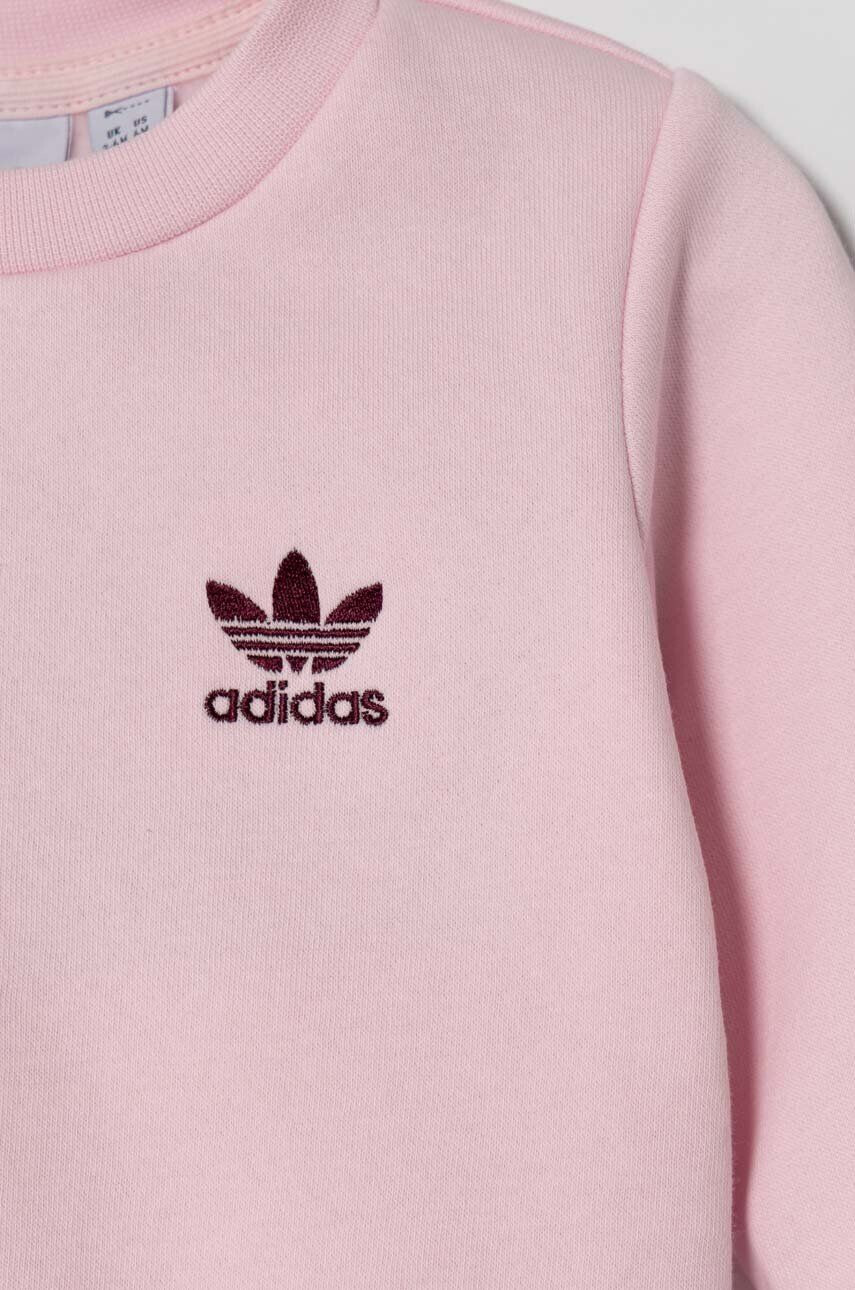 adidas Originals Tepláková súprava pre bábätká oranžová farba - Pepit.sk