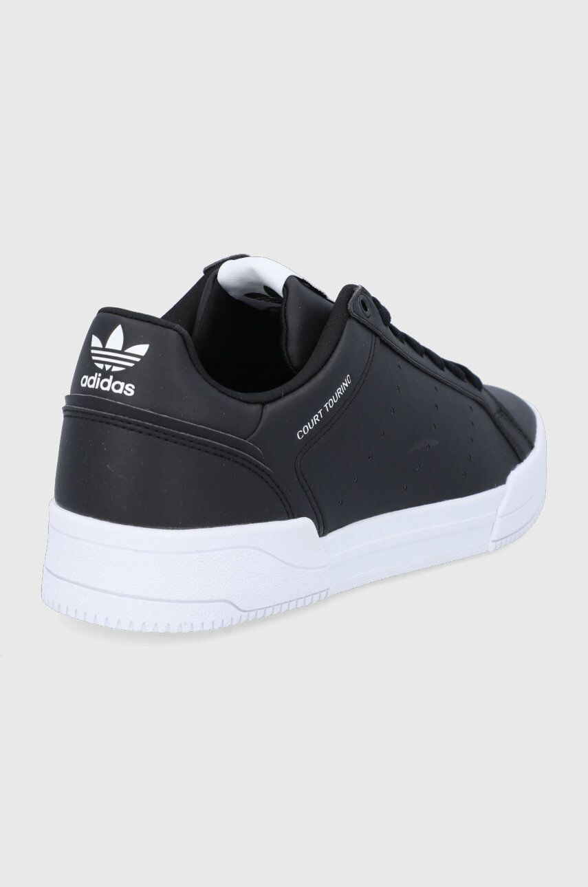 adidas Originals Topánky Court Tourino H02176-BLK/WHT čierna farba - Pepit.sk