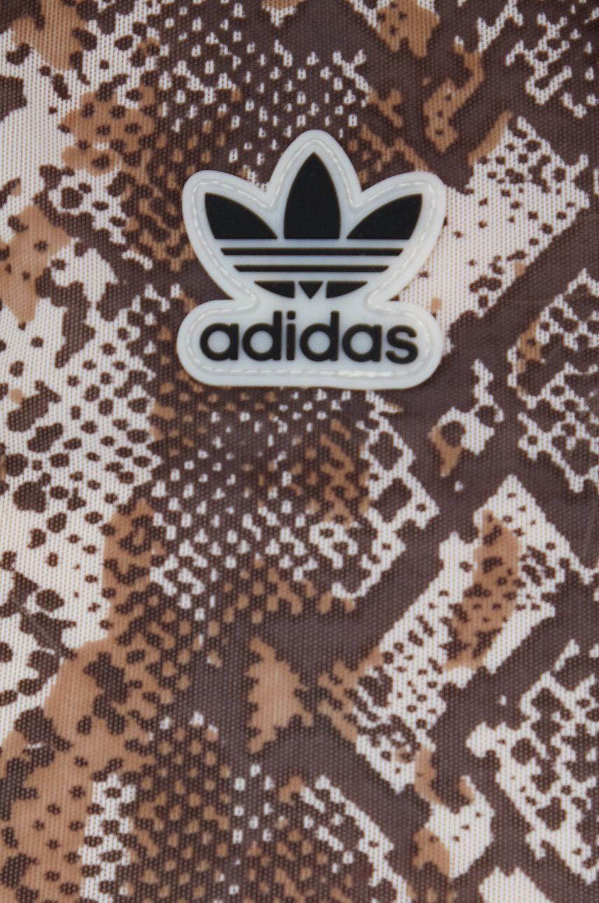 adidas Originals Tričko s dlhým rukávom HT5993-WONWHI dámsky hnedá farba s polorolákom - Pepit.sk