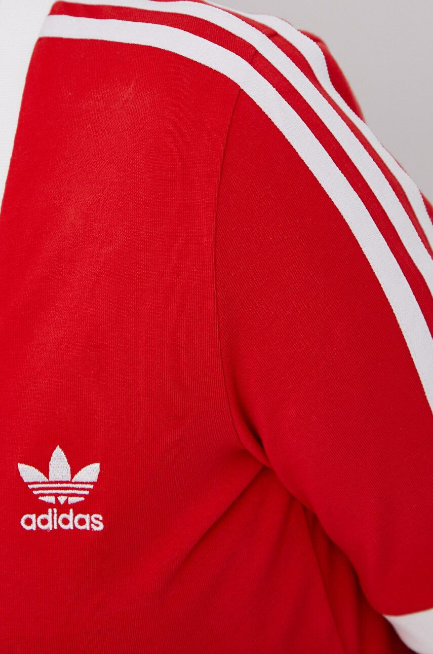 adidas Originals Tričko HC2038 červená farba - Pepit.sk