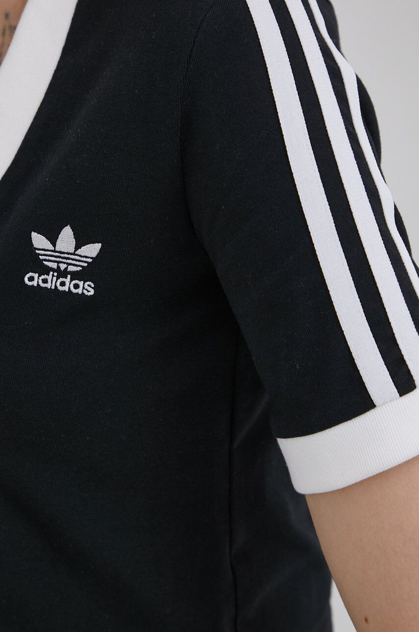 adidas Originals Tričko Adicolor HC2040-BLACK dámske čierna farba - Pepit.sk