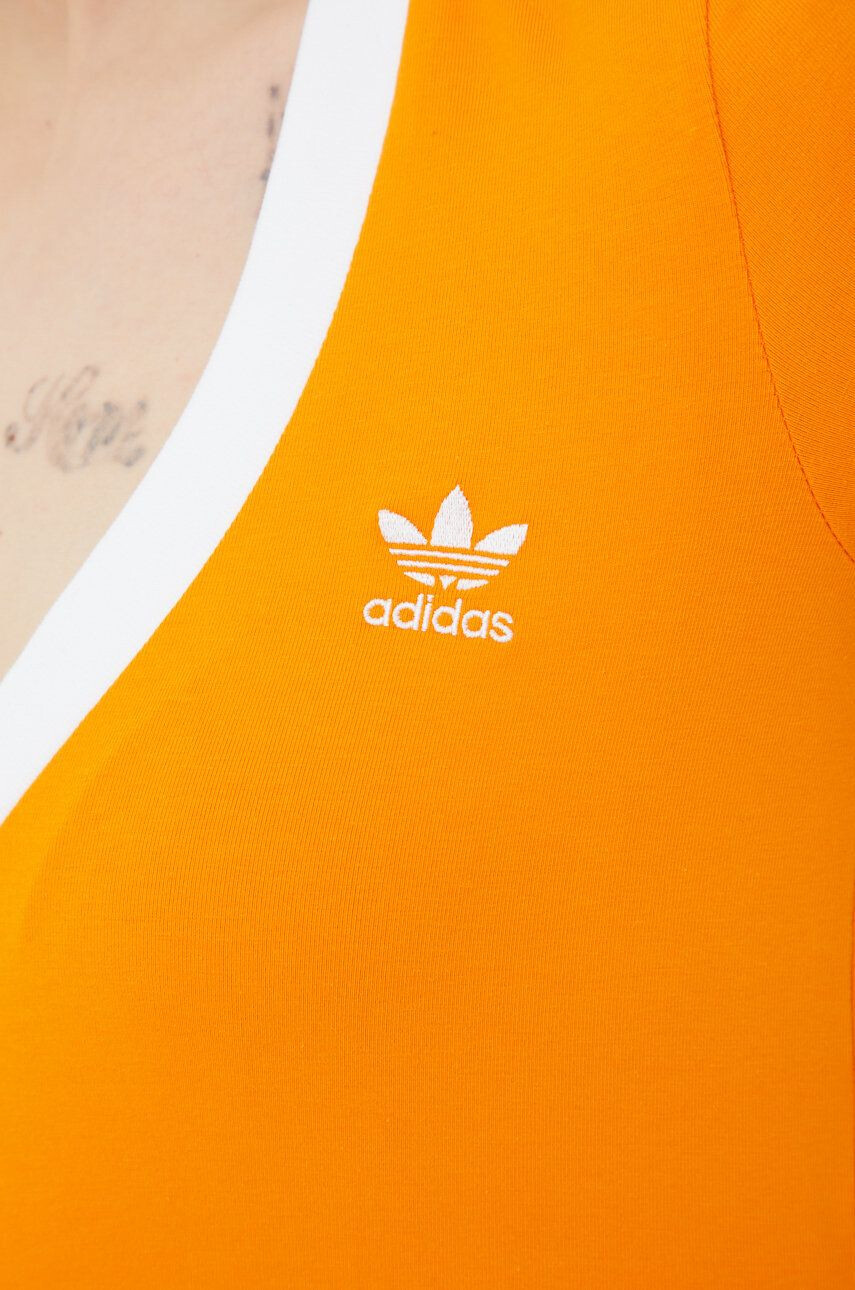 adidas Originals Tričko Adicolor HC2029-BORANG dámske oranžová farba - Pepit.sk