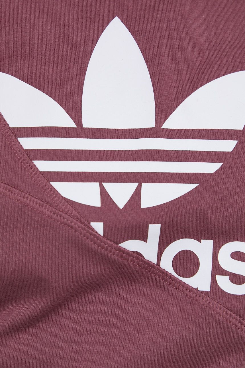 adidas Originals Tričko Adicolor HC7044 dámske fialová farba - Pepit.sk