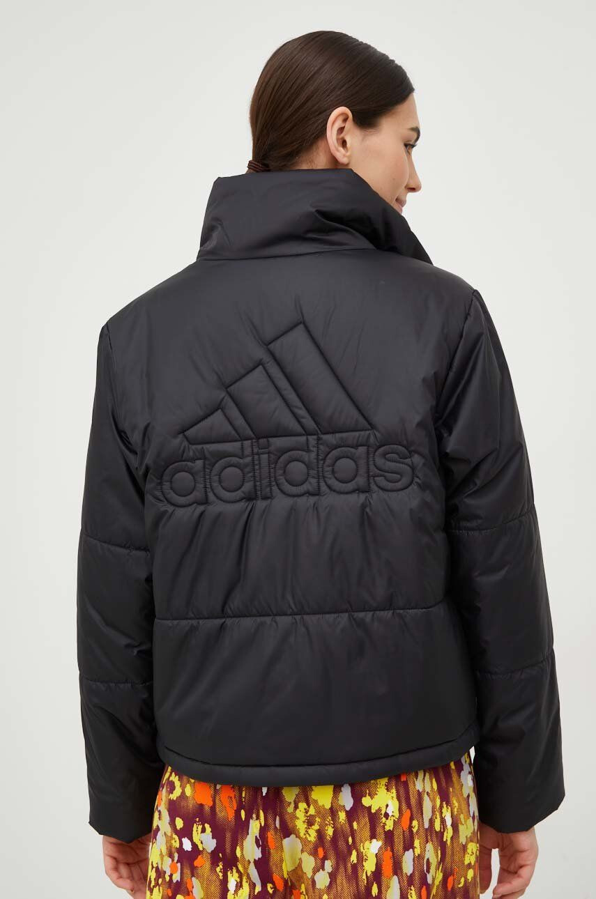 adidas Performance Bunda dámska čierna farba prechodná - Pepit.sk