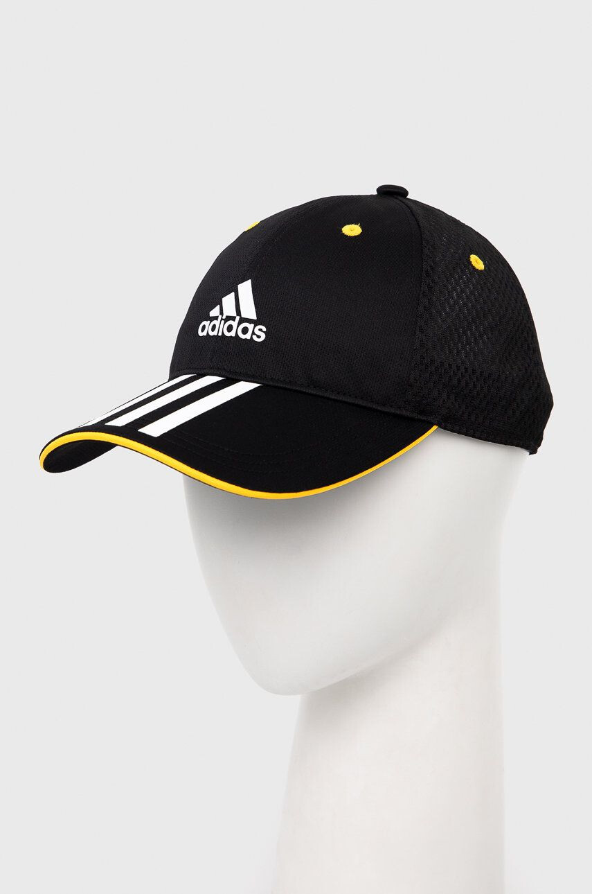 adidas Performance Detská čiapka čierna farba s potlačou - Pepit.sk