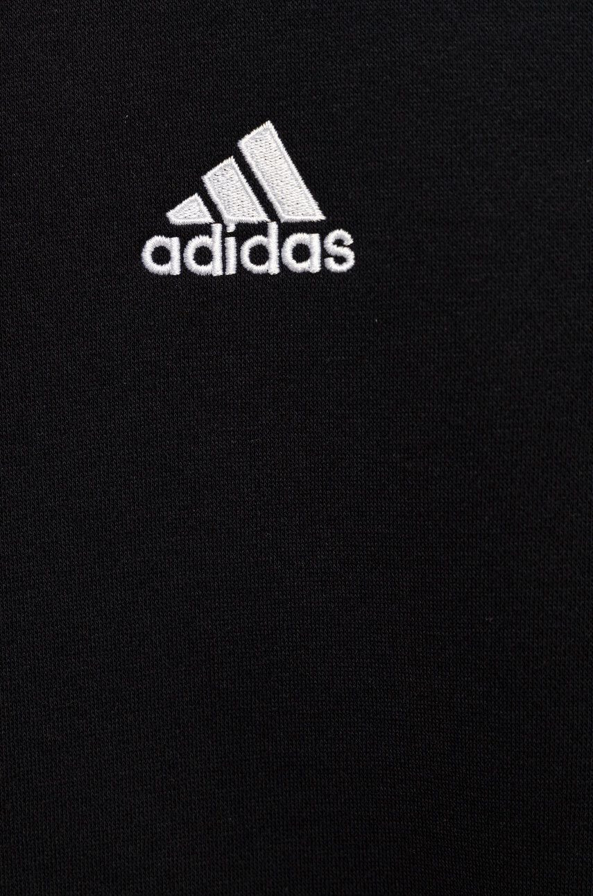 adidas Performance Detská mikina H57474 čierna farba jednofarebná - Pepit.sk