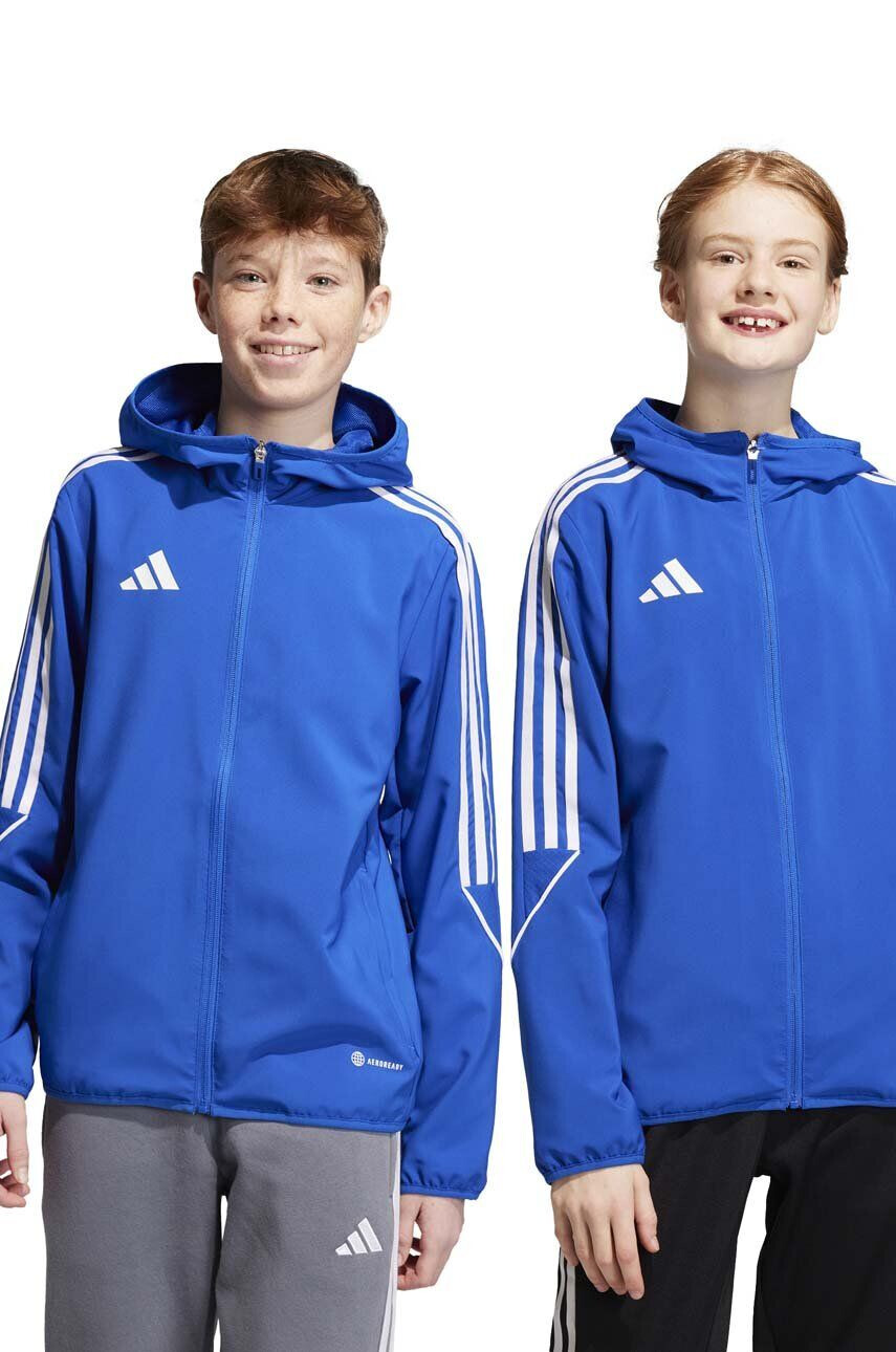 adidas Performance Detská mikina TIRO23 L WB Y s kapucňou jednofarebná - Pepit.sk